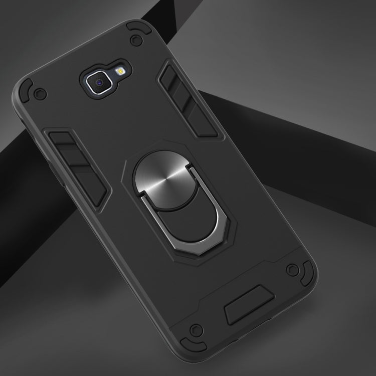 For Samsung Galaxy J5 Prime 2 in 1 Armour Series PC + TPU Protective Case with Ring Holder
