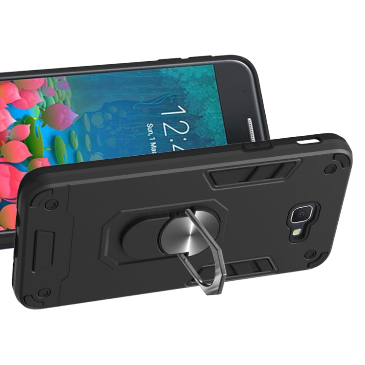 For Samsung Galaxy J5 Prime 2 in 1 Armour Series PC + TPU Protective Case with Ring Holder