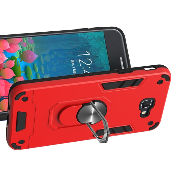 For Samsung Galaxy J5 Prime 2 in 1 Armour Series PC + TPU Protective Case with Ring Holder