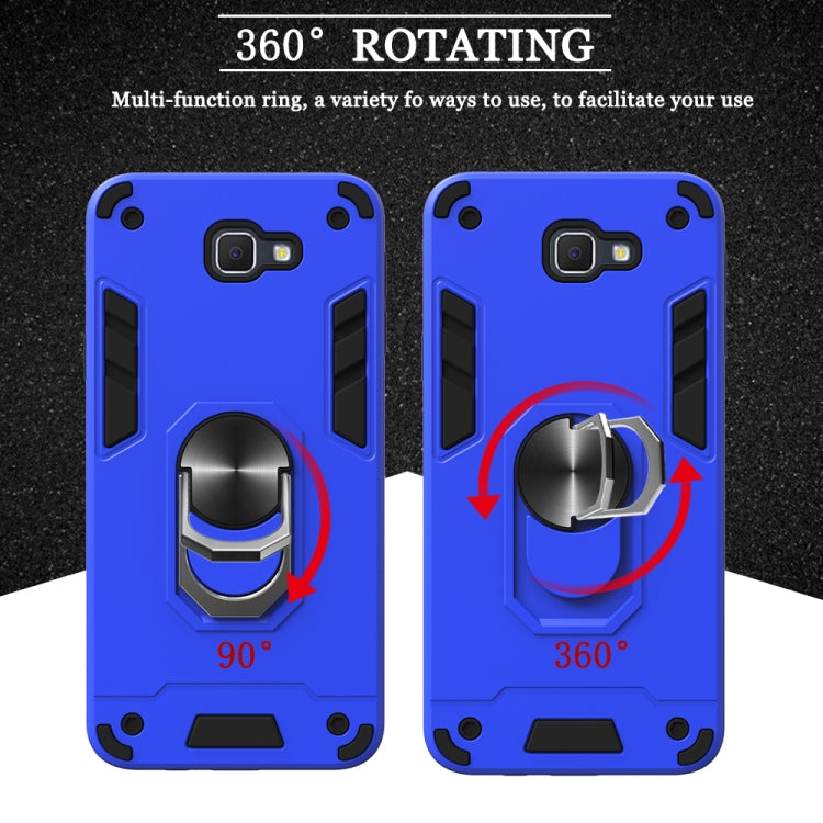 For Samsung Galaxy J5 Prime 2 in 1 Armour Series PC + TPU Protective Case with Ring Holder