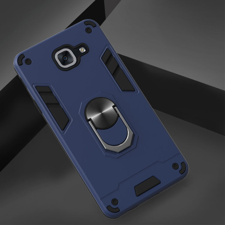 For Samsung Galaxy J7 Max 2 in 1 Armour Series PC + TPU Protective Case with Ring Holder