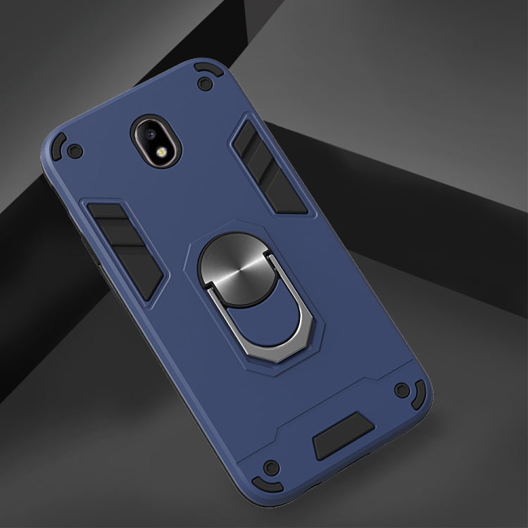 For Samsung Galaxy J7 Pro / J730 2 in 1 Armour Series PC + TPU Protective Case with Ring Holder