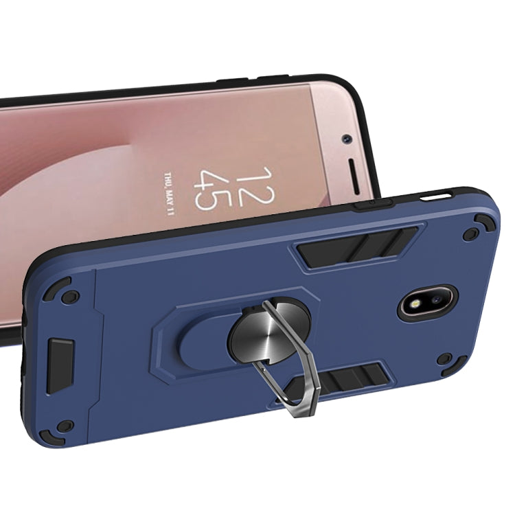 For Samsung Galaxy J7 Pro / J730 2 in 1 Armour Series PC + TPU Protective Case with Ring Holder