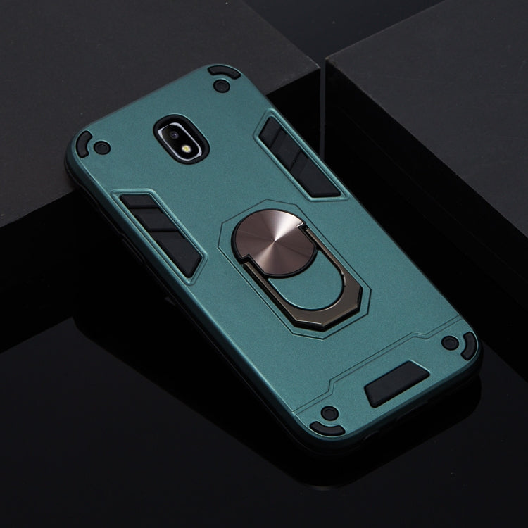 For Samsung Galaxy J5 Pro / J530 2 in 1 Armour Series PC + TPU Protective Case with Ring Holder