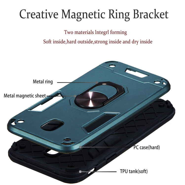 For Samsung Galaxy J5 Pro / J530 2 in 1 Armour Series PC + TPU Protective Case with Ring Holder
