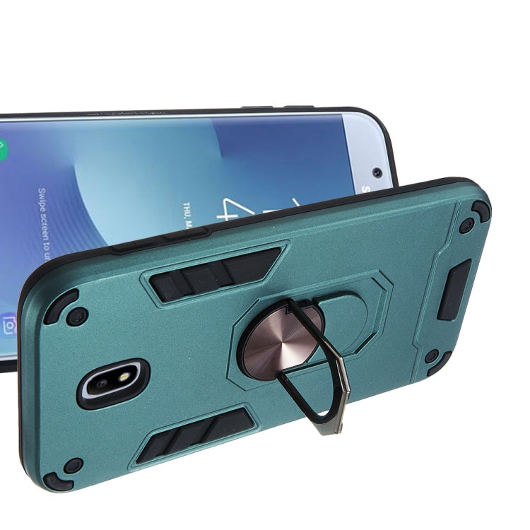 For Samsung Galaxy J5 Pro / J530 2 in 1 Armour Series PC + TPU Protective Case with Ring Holder