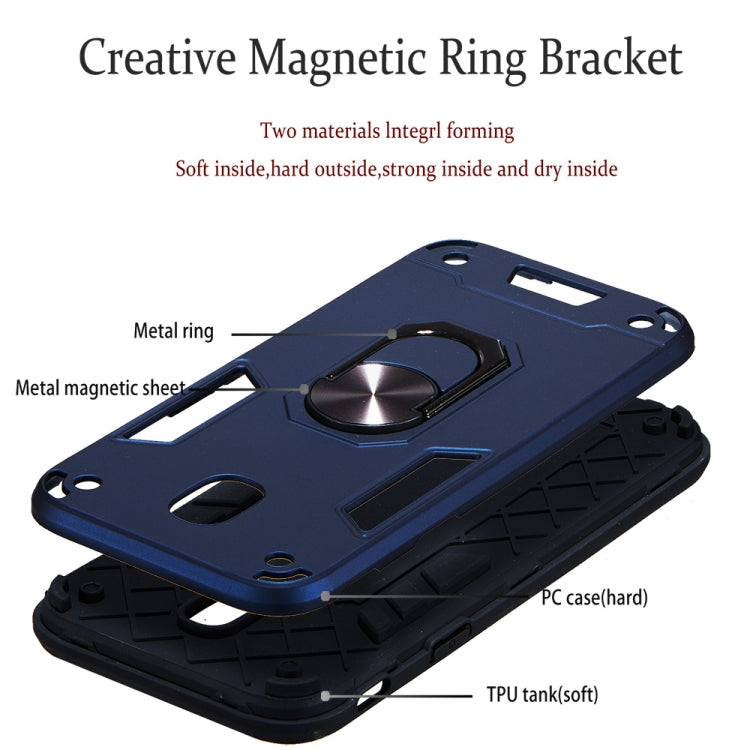 For Samsung Galaxy J5 Pro / J530 2 in 1 Armour Series PC + TPU Protective Case with Ring Holder