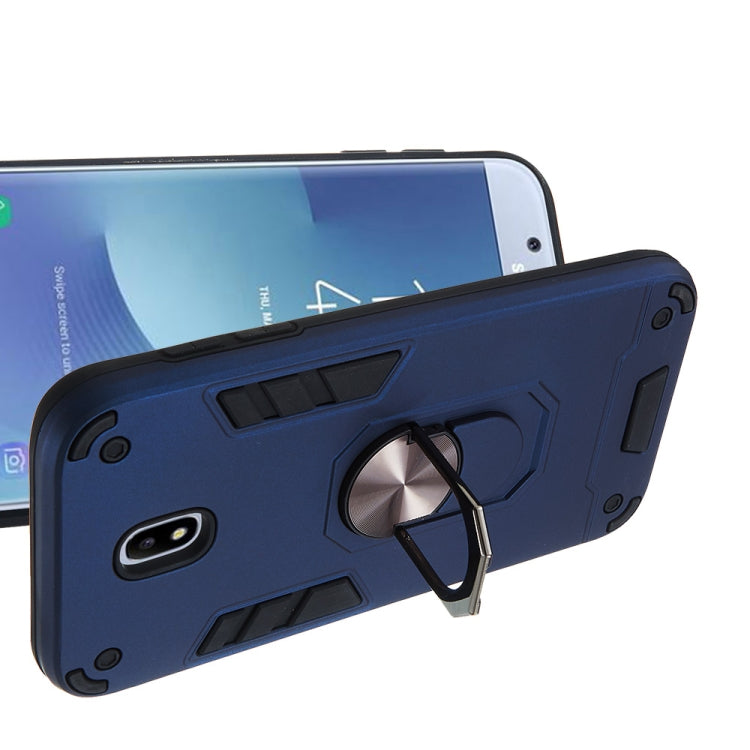For Samsung Galaxy J5 Pro / J530 2 in 1 Armour Series PC + TPU Protective Case with Ring Holder