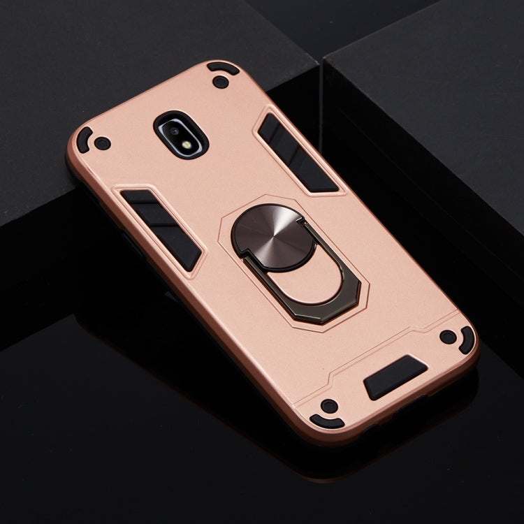 For Samsung Galaxy J5 Pro / J530 2 in 1 Armour Series PC + TPU Protective Case with Ring Holder