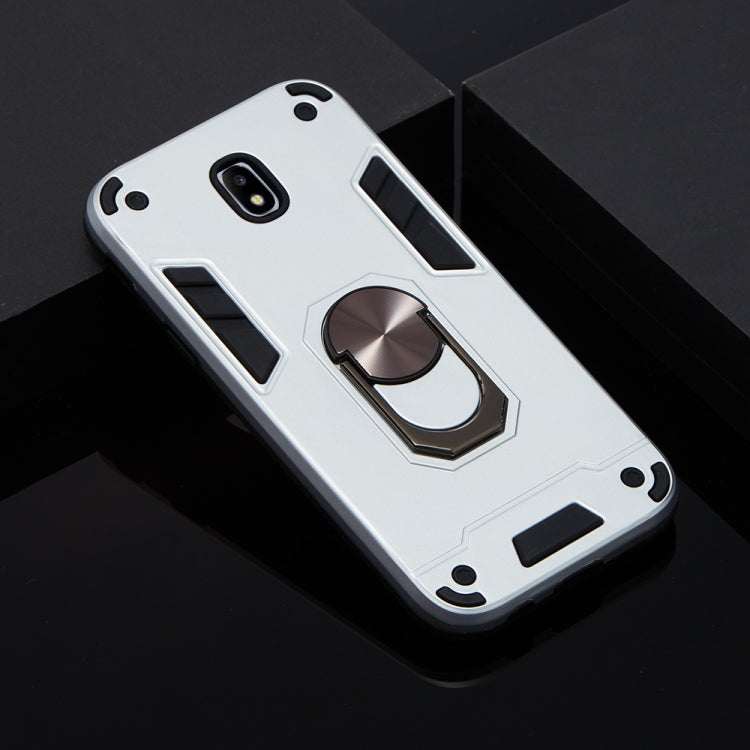 For Samsung Galaxy J5 Pro / J530 2 in 1 Armour Series PC + TPU Protective Case with Ring Holder