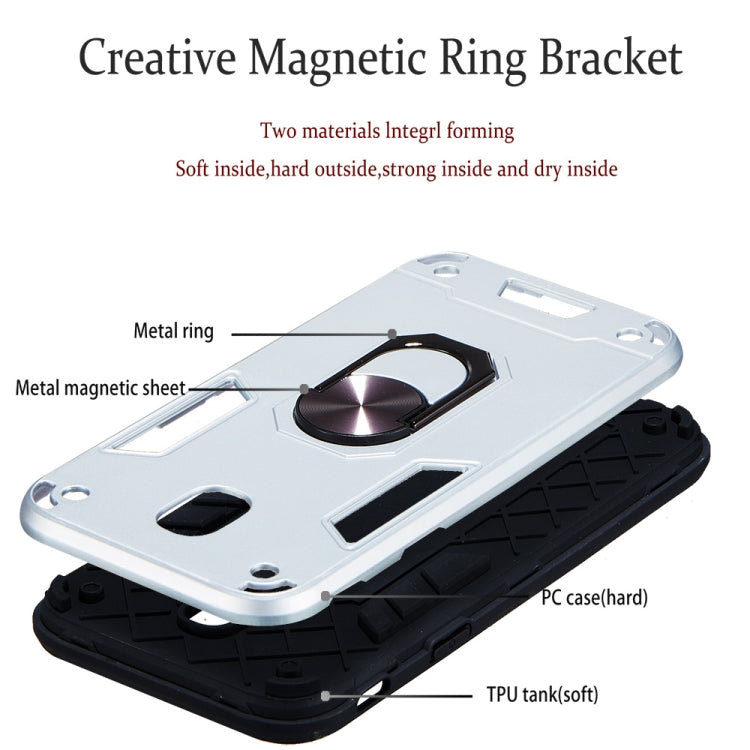 For Samsung Galaxy J5 Pro / J530 2 in 1 Armour Series PC + TPU Protective Case with Ring Holder