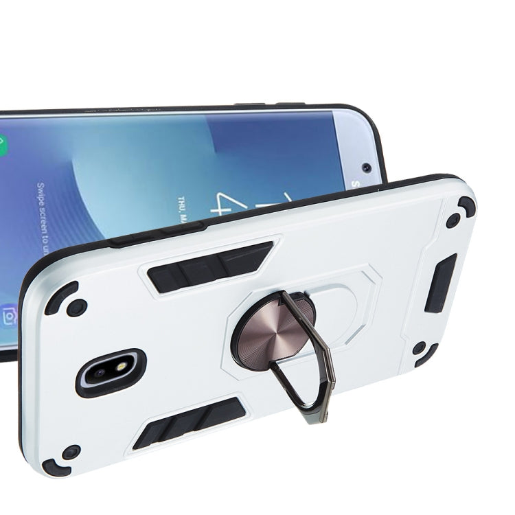 For Samsung Galaxy J5 Pro / J530 2 in 1 Armour Series PC + TPU Protective Case with Ring Holder