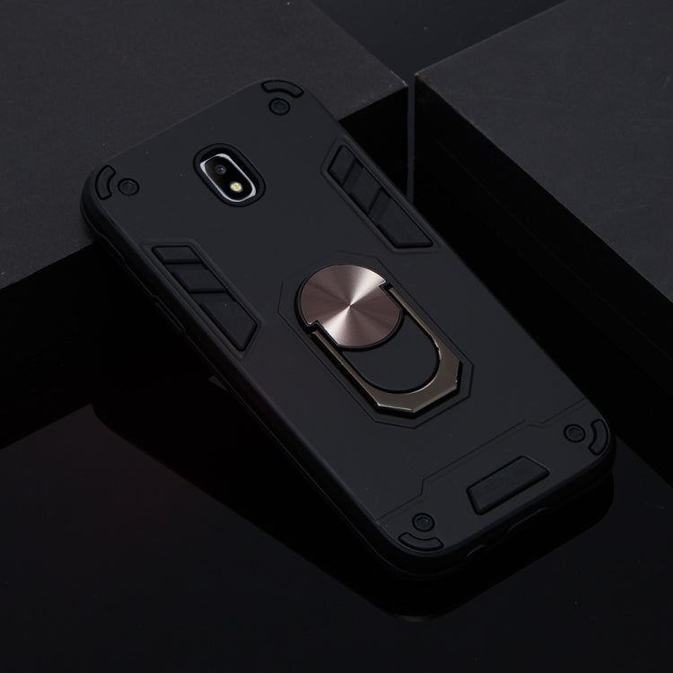 For Samsung Galaxy J5 Pro / J530 2 in 1 Armour Series PC + TPU Protective Case with Ring Holder
