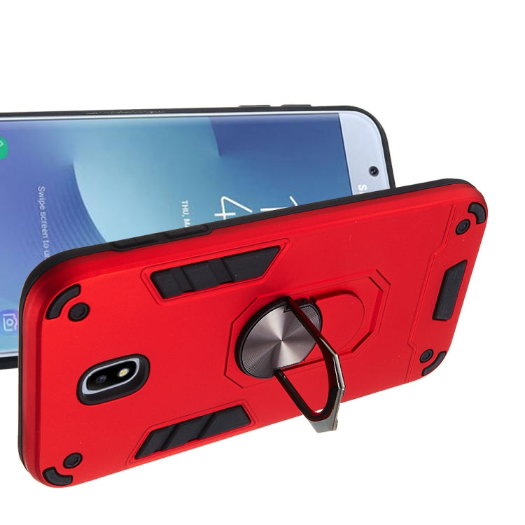 For Samsung Galaxy J5 Pro / J530 2 in 1 Armour Series PC + TPU Protective Case with Ring Holder