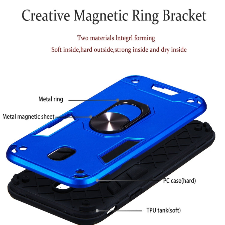 For Samsung Galaxy J5 Pro / J530 2 in 1 Armour Series PC + TPU Protective Case with Ring Holder