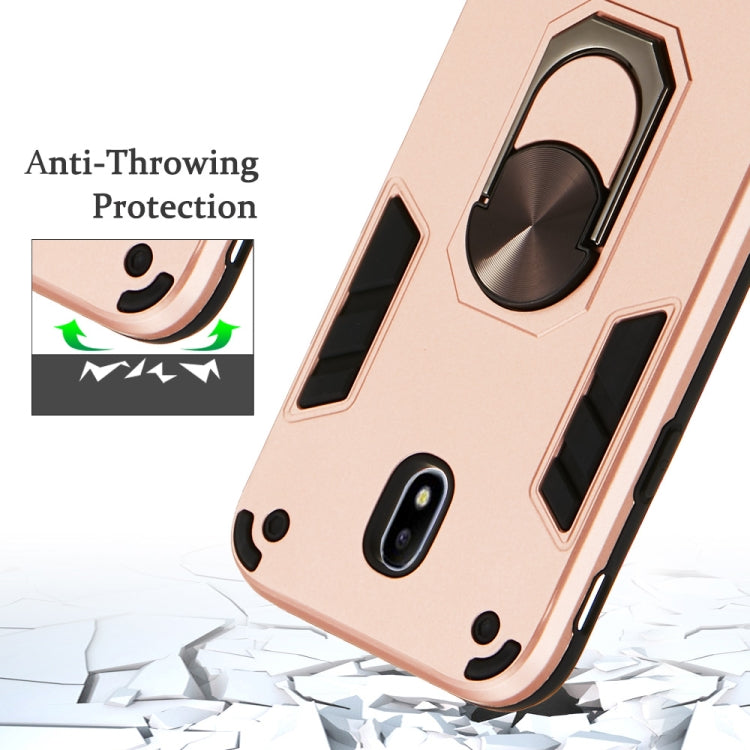 For Samsung Galaxy J5 Pro / J530 2 in 1 Armour Series PC + TPU Protective Case with Ring Holder
