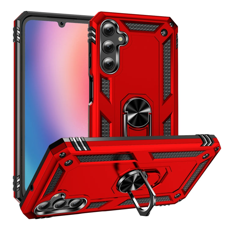 For Samsung Galaxy A25 5G Shockproof TPU + PC Phone Case with Holder