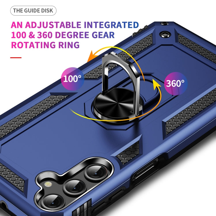 For Samsung Galaxy A25 5G Shockproof TPU + PC Phone Case with Holder