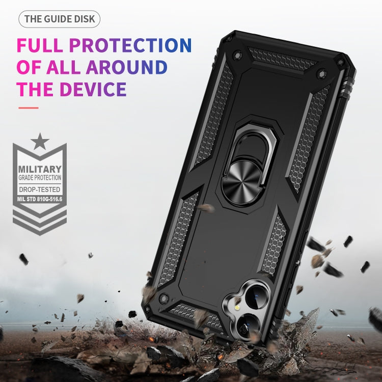 For Samsung Galaxy A05 Shockproof TPU + PC Phone Case with Holder