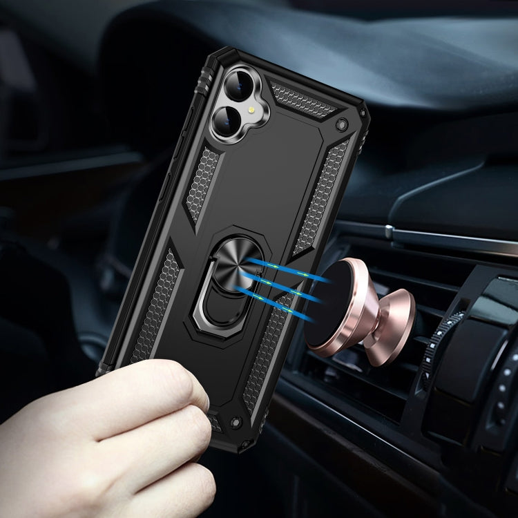 For Samsung Galaxy A05 Shockproof TPU + PC Phone Case with Holder