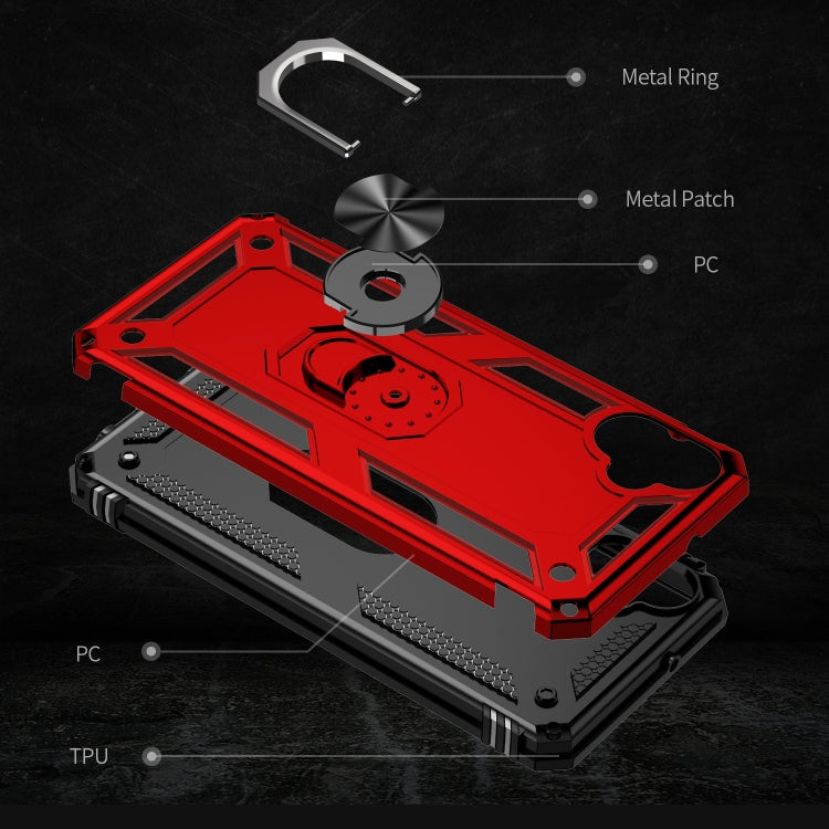 For Samsung Galaxy A05 Shockproof TPU + PC Phone Case with Holder