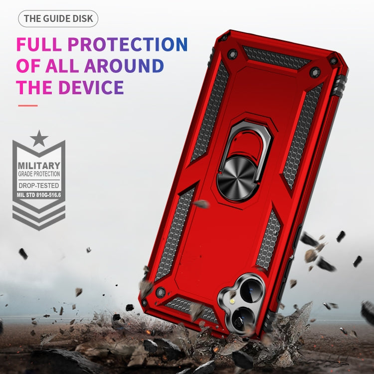 For Samsung Galaxy A05 Shockproof TPU + PC Phone Case with Holder