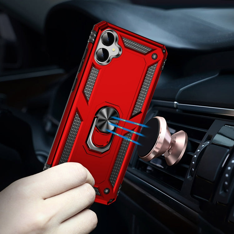 For Samsung Galaxy A05 Shockproof TPU + PC Phone Case with Holder