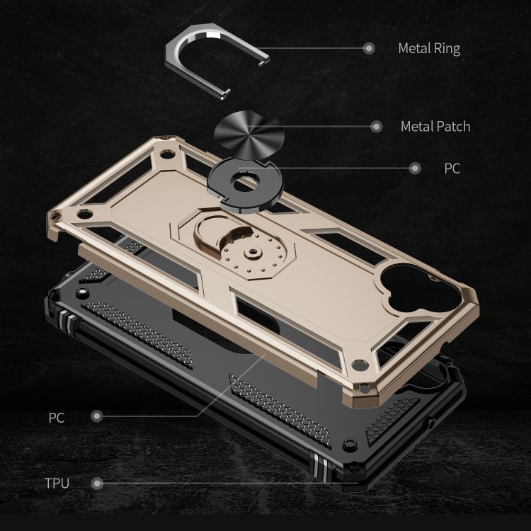 For Samsung Galaxy A05 Shockproof TPU + PC Phone Case with Holder