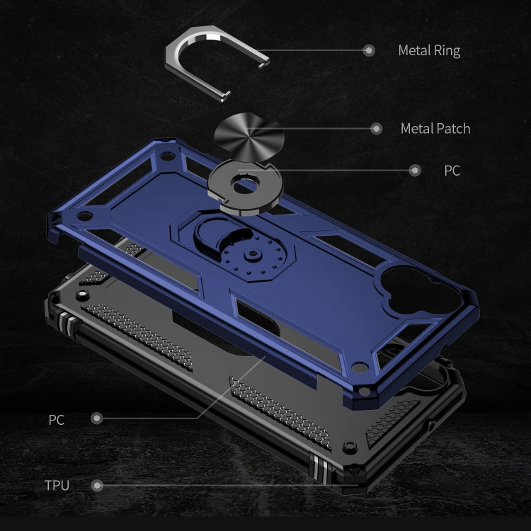 For Samsung Galaxy A05 Shockproof TPU + PC Phone Case with Holder