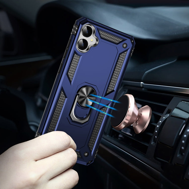 For Samsung Galaxy A05 Shockproof TPU + PC Phone Case with Holder