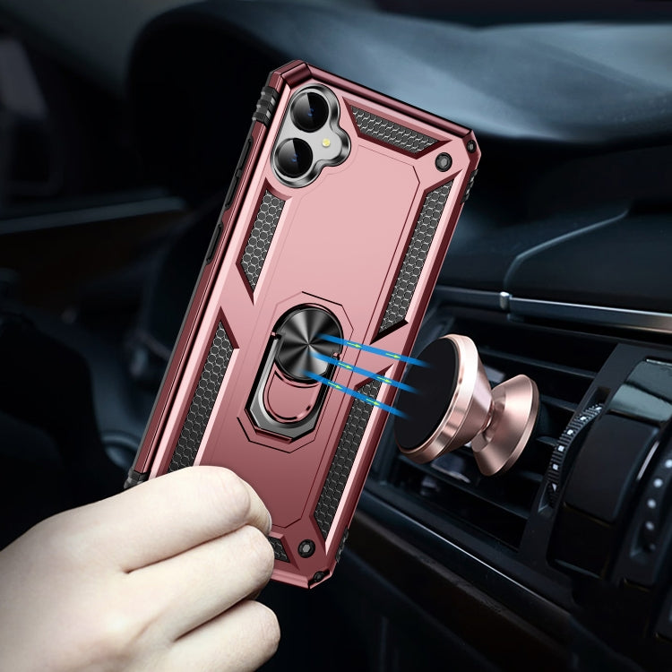 For Samsung Galaxy A05 Shockproof TPU + PC Phone Case with Holder