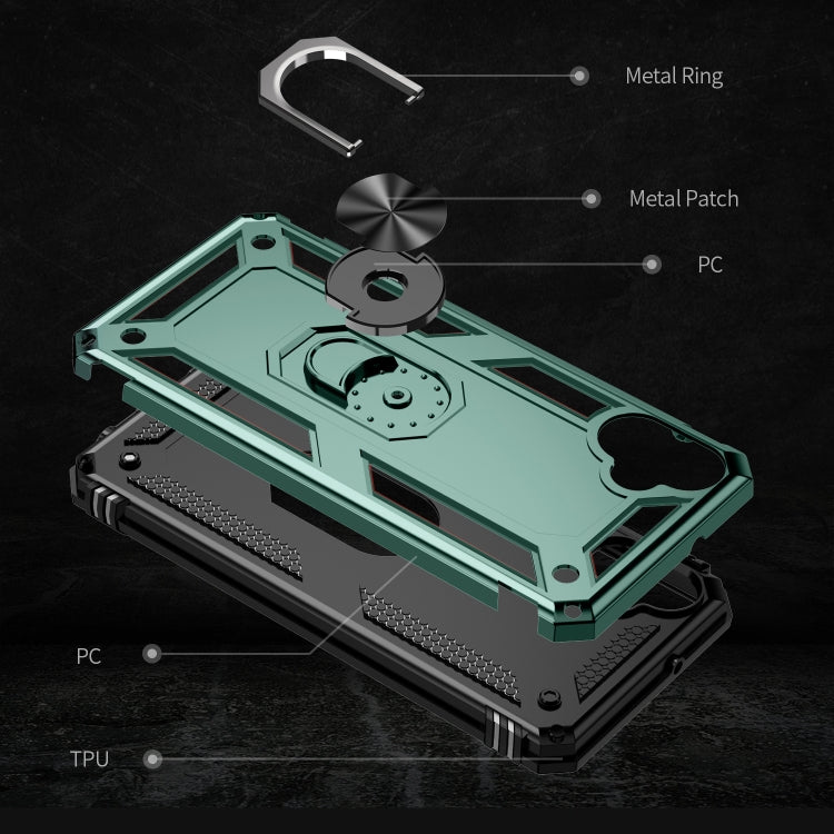 For Samsung Galaxy A05 Shockproof TPU + PC Phone Case with Holder