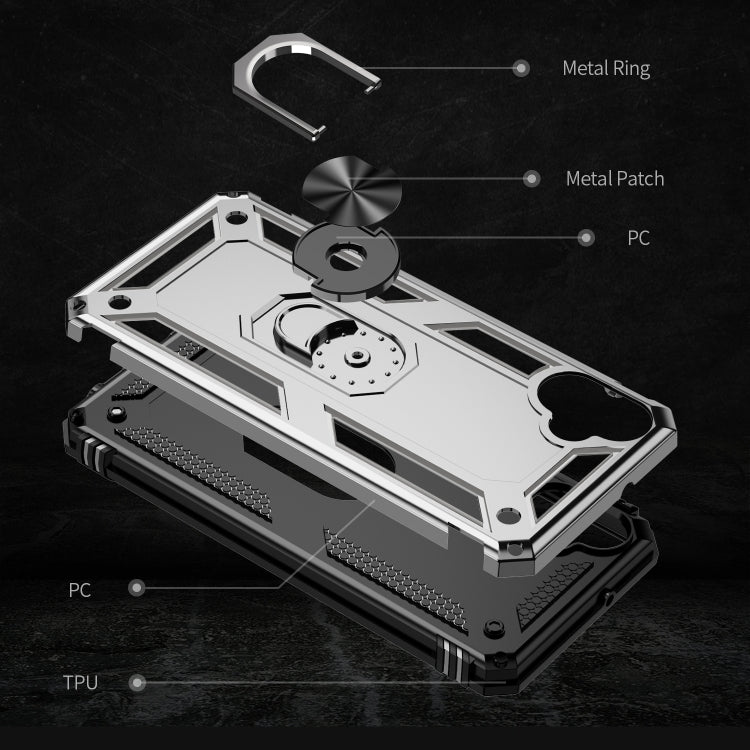 For Samsung Galaxy A05 Shockproof TPU + PC Phone Case with Holder