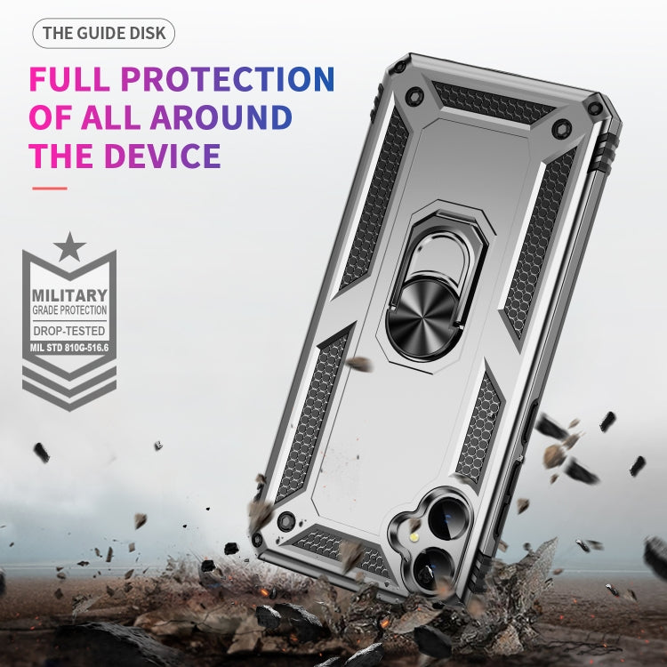 For Samsung Galaxy A05 Shockproof TPU + PC Phone Case with Holder