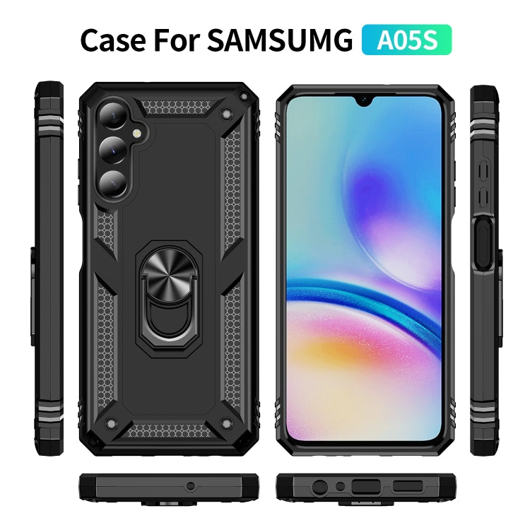 For Samsung Galaxy A05s Shockproof TPU + PC Phone Case with Holder