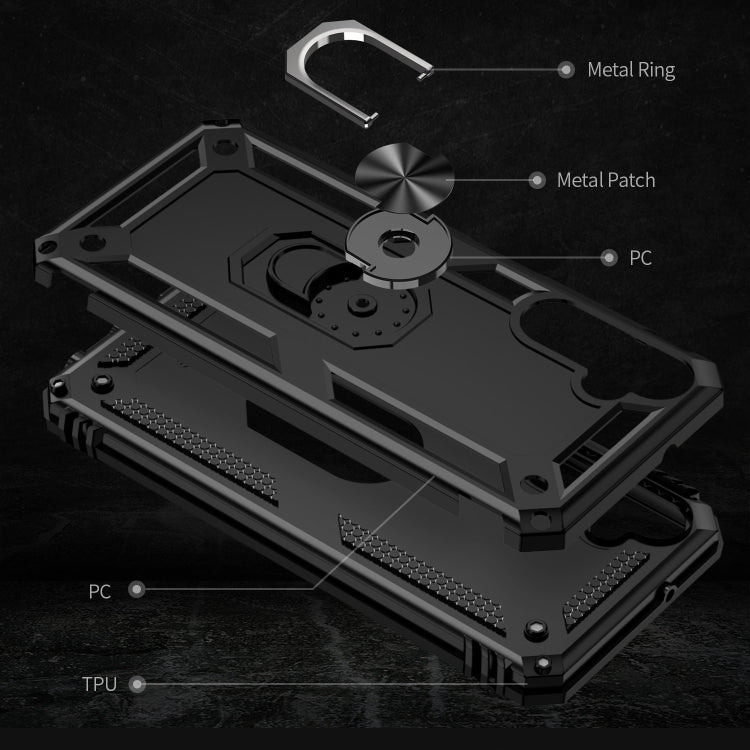 For Samsung Galaxy A05s Shockproof TPU + PC Phone Case with Holder