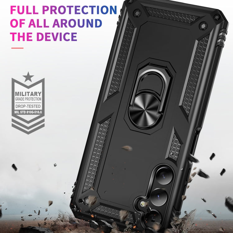For Samsung Galaxy A05s Shockproof TPU + PC Phone Case with Holder
