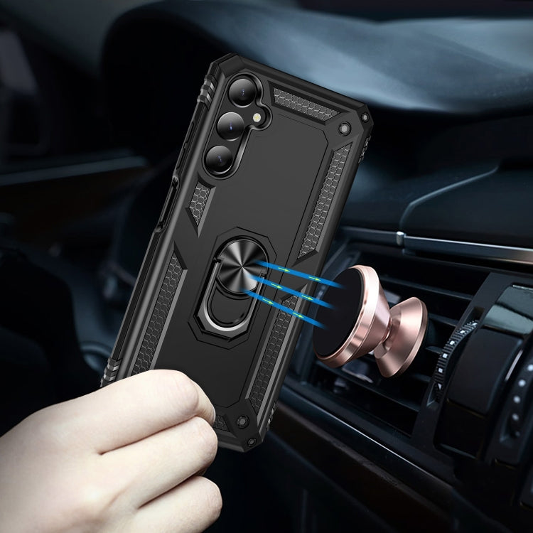 For Samsung Galaxy A05s Shockproof TPU + PC Phone Case with Holder