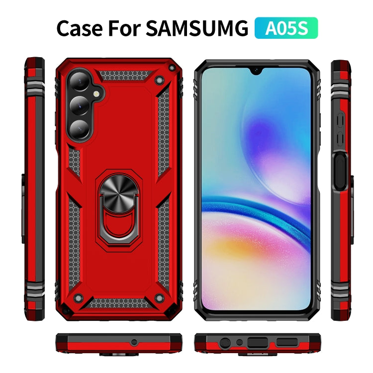 For Samsung Galaxy A05s Shockproof TPU + PC Phone Case with Holder