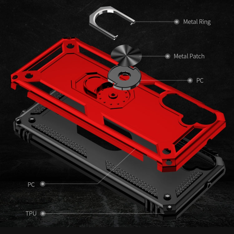 For Samsung Galaxy A05s Shockproof TPU + PC Phone Case with Holder