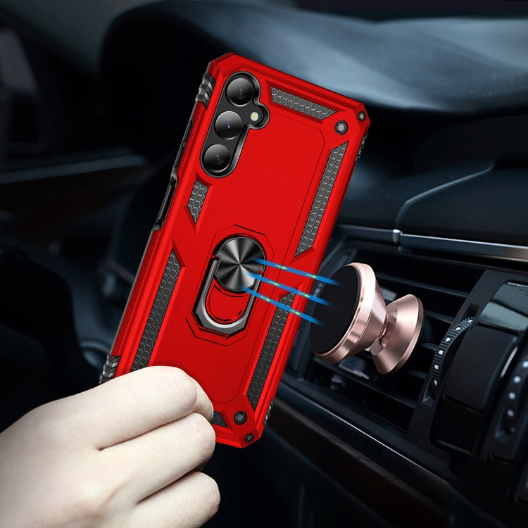 For Samsung Galaxy A05s Shockproof TPU + PC Phone Case with Holder