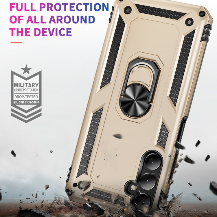 For Samsung Galaxy A05s Shockproof TPU + PC Phone Case with Holder