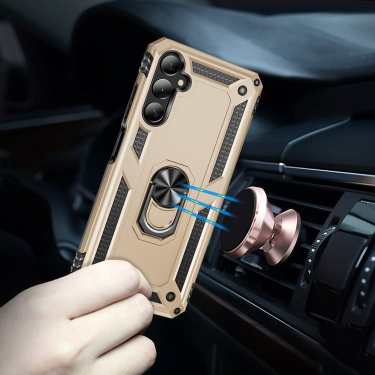 For Samsung Galaxy A05s Shockproof TPU + PC Phone Case with Holder
