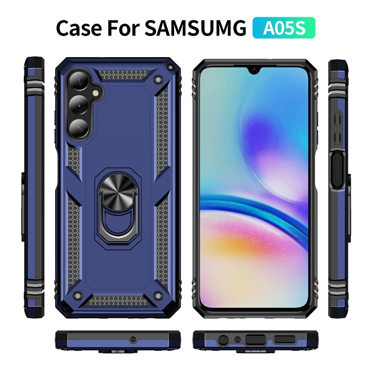 For Samsung Galaxy A05s Shockproof TPU + PC Phone Case with Holder