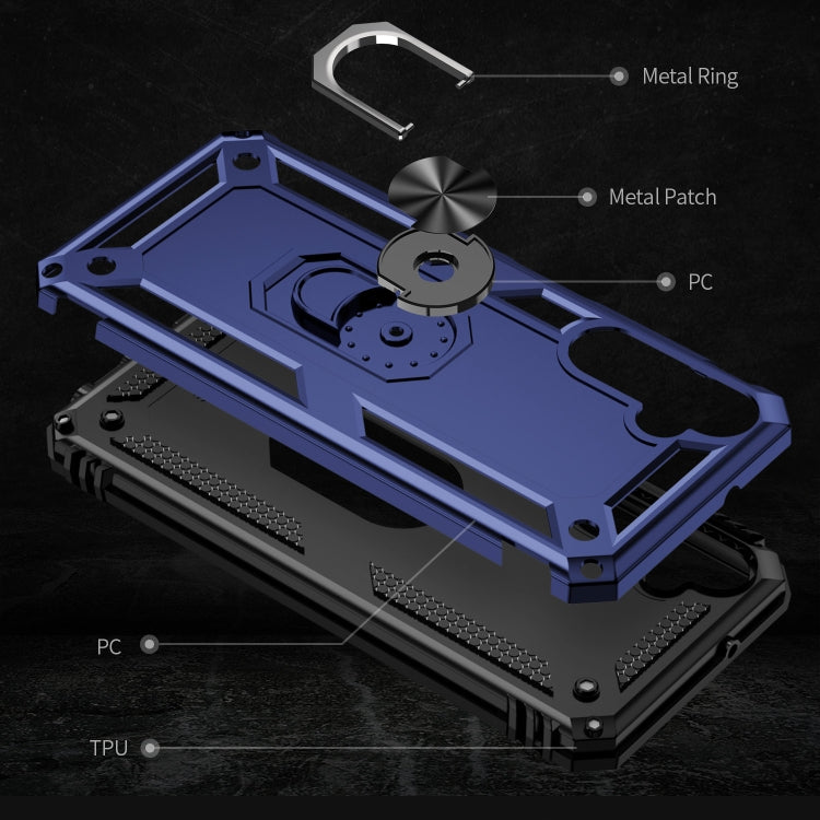 For Samsung Galaxy A05s Shockproof TPU + PC Phone Case with Holder