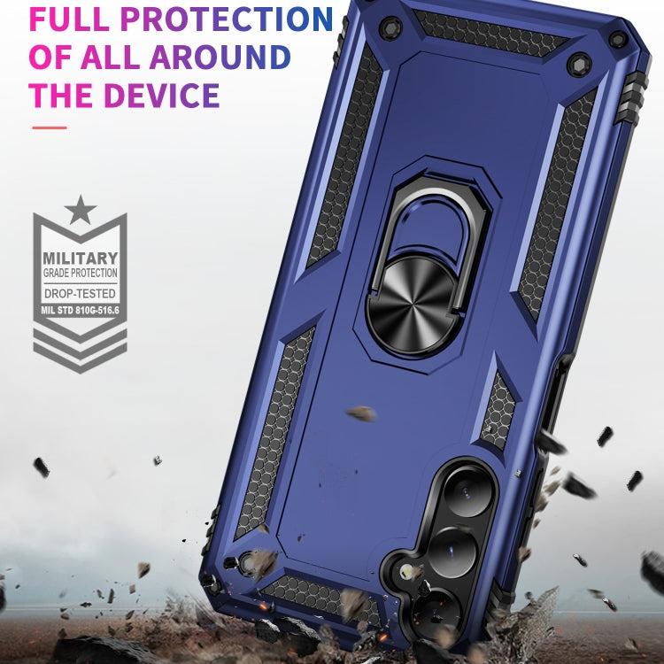 For Samsung Galaxy A05s Shockproof TPU + PC Phone Case with Holder