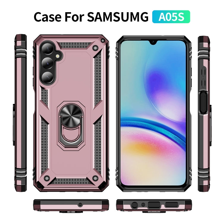 For Samsung Galaxy A05s Shockproof TPU + PC Phone Case with Holder