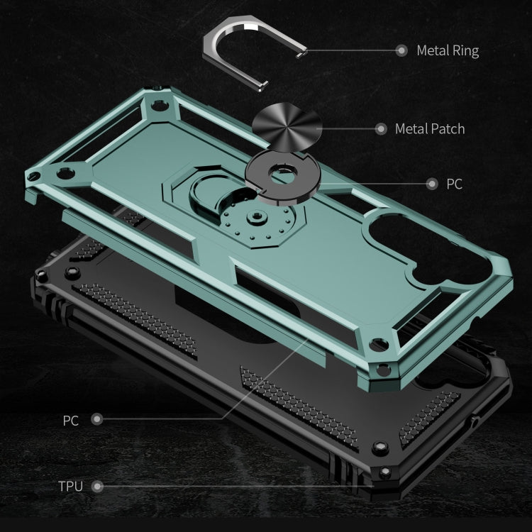 For Samsung Galaxy A05s Shockproof TPU + PC Phone Case with Holder