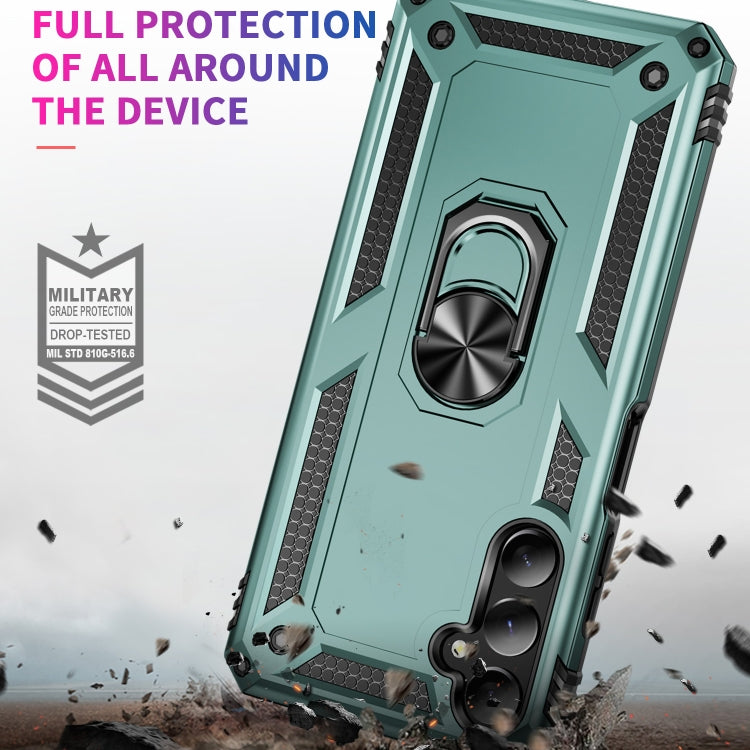 For Samsung Galaxy A05s Shockproof TPU + PC Phone Case with Holder
