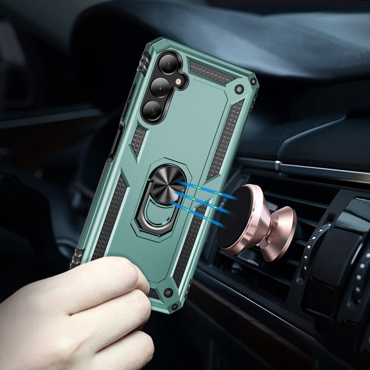 For Samsung Galaxy A05s Shockproof TPU + PC Phone Case with Holder